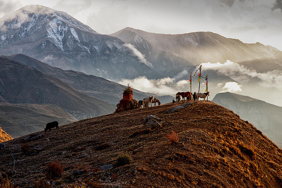 Mustang Nepal trekking